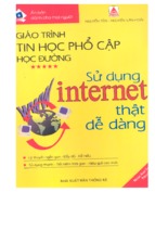 Giáo trình tin học phổ cập học đường sử dụng internet thật dễ dàng