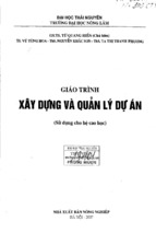 Giáo trình xây dựng và quản lý dự án.