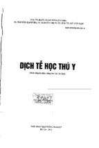 Dịch tễ học thú y