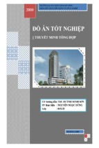 Khóa luận thiết kế  indochina riverside towers đà nẵng