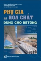 PHỤ GIA VÀ HÓA CHẤT DÙNG CHO BÊ TÔNG