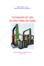 GIÁO TRÌNH THỬ NGHIỆM VẬT LIỆU VÀ CÔNG TRÌNH XÂY DỰNG