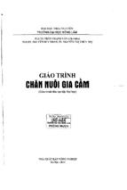 Giáo trình chăn nuôi gia cầm.