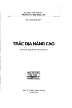 Trắc địa nâng cao.