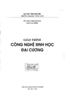 Giáo trình công nghệ sinh học đại cương.