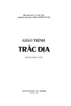 Giáo trình trắc địa