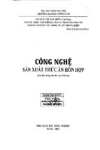 Công nghệ sản xuât thức ăn hỗn hợp.