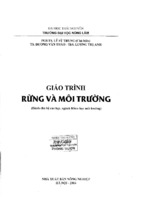 Giáo trình rừng và môi trường