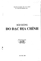 Bài giảng đo đạc địa chính