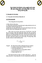 Tiểu luận quá trình hình thành công nghệ xử lý nên đất yếu bằng đệm cát trong kiến trúc xây dựng đương lại