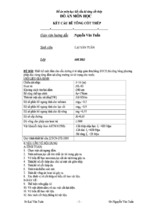 Tiểu luận kết cấu bê tông cốt thép