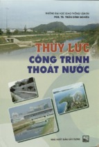 THỦY LỰC CÔNG TRÌNH THOÁT NƯỚC