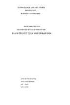 Tiểu luận sàn sườn bê tông cốt thép toàn khối có bản dầm