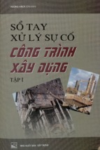 SỔ TAY XỬ LÝ SỰ CỐ CÔNG TRÌNH XÂY DỰNG