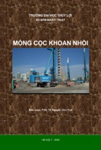 BÀI GIẢNG MÓNG CỌC KHOAN NHỒI