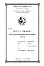 Tiểu luận tình hình hoạt động tại công ty cổ phần tư vấn xây dựng công trình giao thông 2 (tecco2)