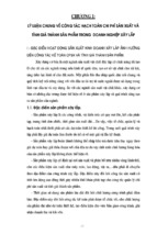 Khóa luận công tác hạch toán chi phí sản xuất và tính giá thành sản phẩm trong doanh nghiệp xây lắp