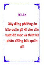 Tiểu luận xây dựng phương án bảo quản gỗ xẻ cho sản xuất đồ mộc và thiết kế phân xưởng bảo quản gỗ