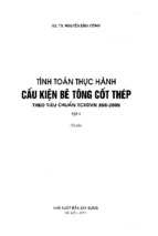 TINH TOÁN THỰC HÀNH CẤU KIỆN BÊ TÔNG CỐT THÉP TẬP 2