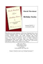 Birthday story (Haruki Murakami )