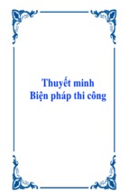 Thuyết minh biện pháp thi công
