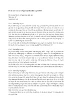 đề thi môn tâm lý và nghệ thuật lãnh đạo