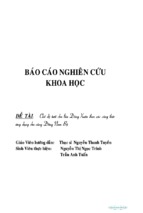 Tiểu luận chế độ tưới cho lúa đông xuân theo các công thức ứng dụng cho vùng đông nam bộ
