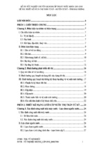 Khóa luận thiết kế hệ thống cấp nước thị trấn tứ kỳ, tỉnh hải dương