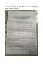 đề thi thông kê kinh doanh