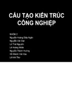 Bài thuyết trình cấu tạo kiến trúc công nghiệp