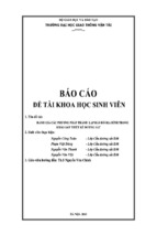 Báo cáo đánh giá các phương pháp thành lập bản đồ địa hình trong khảo sát thiết kế đường sắt