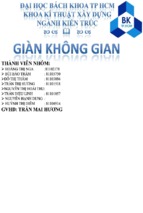 Bài thuyết trình giàn không gian