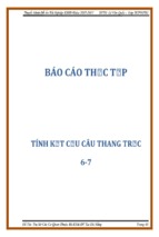 Tiểu luận tính kết cấu câu thang trục 6 7