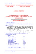 Tiểu luận thiết kế hồ chứa nước phước trung
