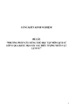 Sáng kiến kinh nghiệm phương pháp gây hứng thú học tập môn lịch sử lớp 11 qua khắc họa sâu sắc biểu tượng nhân vật lịch sử