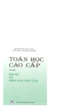 TOÁN HỌC CAO CÂP TẬP 1