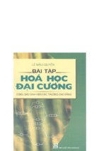 BÀI TẬP HÓA HỌC ĐẠI CƯƠNG