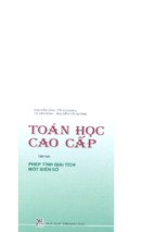 TOÁN HỌC CAO CẤP TẬP 2