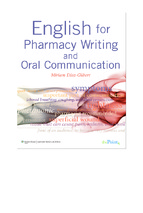 English for pharmacy writing and oral communication
