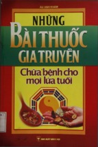 Những bài thuốc gia truyền   chữa bệnh cho mọi lứa tuổi p1