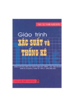 giáo trình lý thuyết xác suất và thống kê