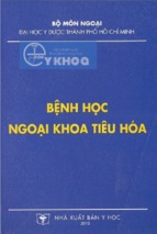 Ebook bệnh học ngoại khoa tiêu hóa phần 1   đh y dược tp. hcm