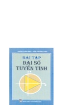 BÀI TẬP ĐẠI SỐ TUYẾN TÍNH