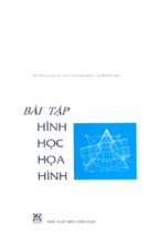 BÀI TẬP HÌNH HỌC HỌA HÌNH