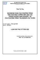 Nghiệm bị chặn của phương trình tiến hoá nửa cưỡng bức bậc hai trong không gian hilbert và của phương trình telegraph phi tuyến