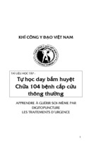 Tự học bấm huyệt chữa 104 bệnh cấp cứu thông thường