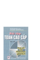 BÀI TẬP TOÁN HỌC CAO CẤP TẬP 1