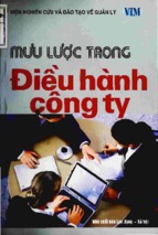 MƯU LƯỢC TRONG ĐIỀU HÀNH KINH DOANH