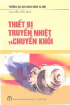 Giao trinh cac qua trinh va thiet bi truyen nhiet va chuyen