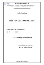 Siêu tâm của vành nửa đơn